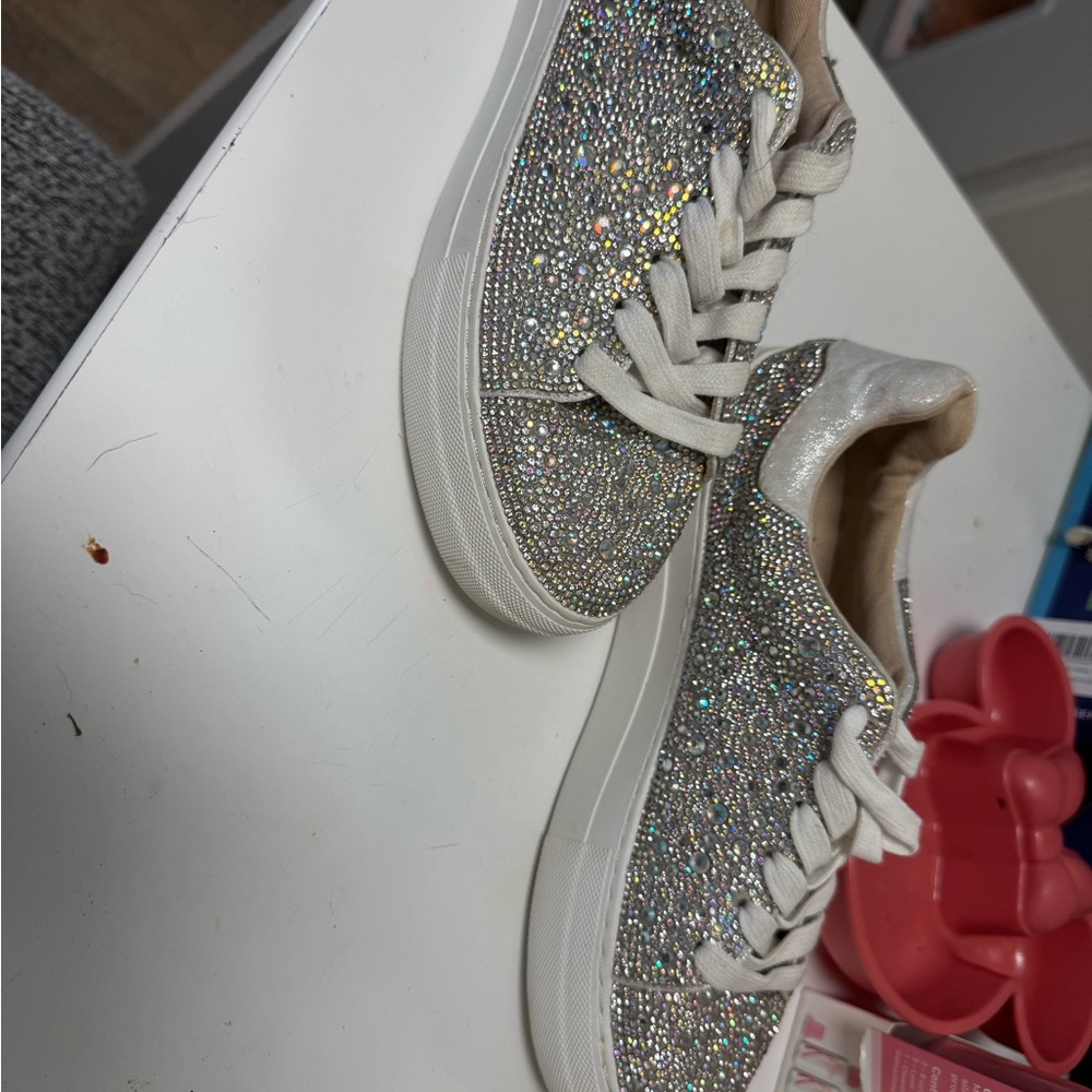 Sparkling Rhinestone Sneakers - image 2